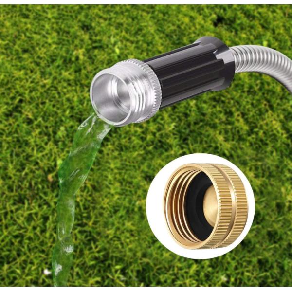 Yellow ANSI Female Hose Cap , 3/4in Brass Pipe Cap For Garden