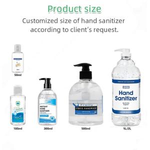 Glycerine Antiviral Hand Sanitizer Portable Waterless Instant Alcohol Hand