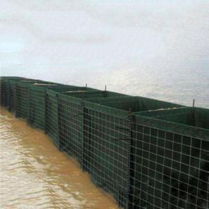 China 3mm Anti Corrosion Gabion Retaining Wall Flood Embankment Protection on sale