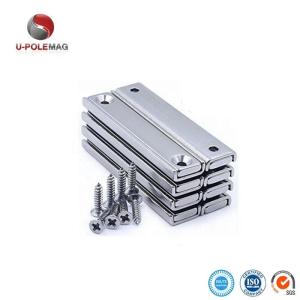 LSCM-60 60x13.5x5mm Ndfeb Neodymium Iron Boron Permanent Magnet with M6 Hole