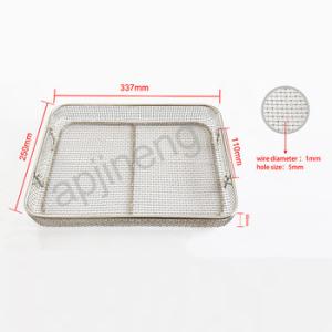 Cheap Surgical Instrument Baskets , Metal Mesh Basket For Medical Sterilization for sale