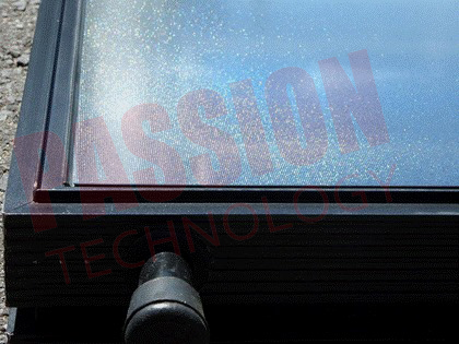 Laser Welding High Efficiency Blue Titanium Flat Plate Solar Thermal Collector