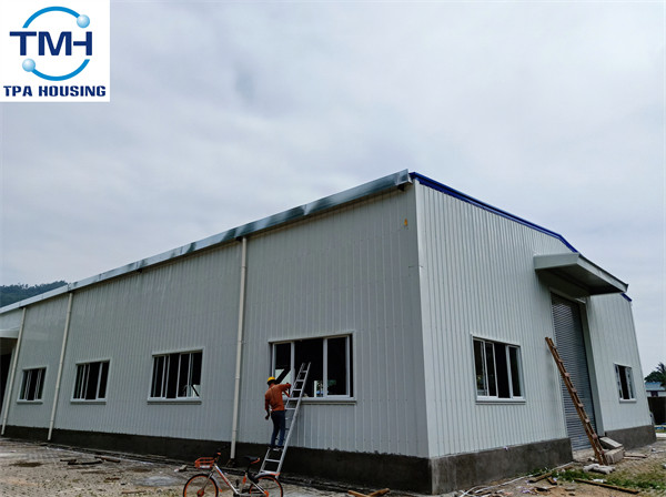 Stable H Steel Structure Industrial Metal Frame Workshop Construction Fast For Subway Workshop