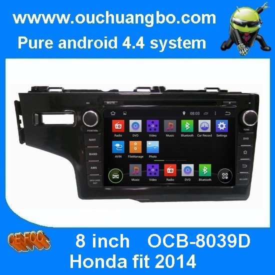 Ouchuangbo Car Stereo DVD radio for Honda Fit 2014 Android 4.4 GPS Sat Nav 3G