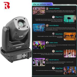 100V 240V 5 Facet Round Prism LED Beam Spot Wash Moving Head