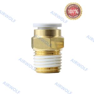 SMC Brass Threaded Lightweight KQ2H One-touch Straight Fittings KQ2H04-M3A