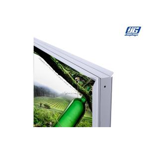 Ultra Slim Chain Hanging LED Snap Frame Light Box Rectange Shape Environmental