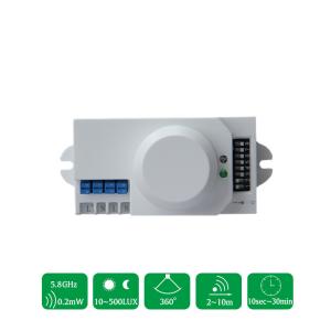 Microwave Radar Sensor AC 110V / 220V 5.8GHz Body Motion HF Detector Light
