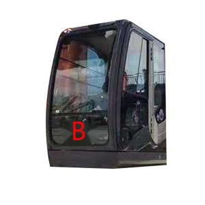 China 5mm Thick Tempered Glass For Windshield Front Down Position B on sale