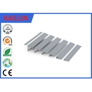 Cheap 2mm thick Aluminium Stair Nosing with Power Coating , 45 mm Aluminium Angle Strip for sale