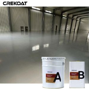 High Gloss Self Leveling Epoxy Floor Coating with 5:1 Mix Ratio and 12 Months