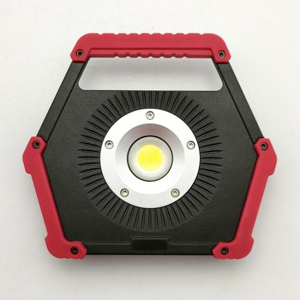 10W Rechargeable COB Waterproof Portable LED Work Light 17.3x3.5x15.6cm ABS