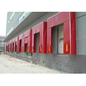 High Strength Safety Retractable Dock Shelter , Loading Bay Equipment