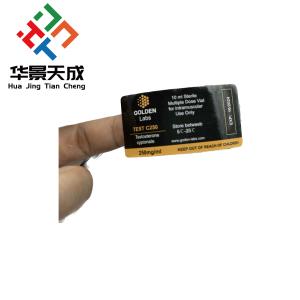 Glossy Surface Finish Glass Bottle Labeling Machine For Vials With Easy