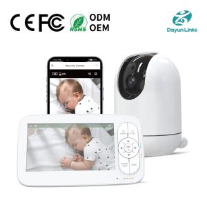 WiFi Audio-Video Infant Monitor With Mobile App And Night Vision Tuya And