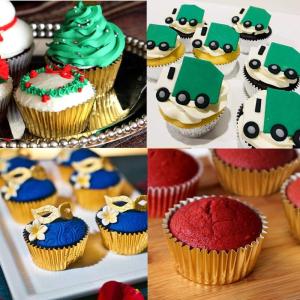 Aluminum Foil Paper Baking Cup Cupcake Muffin Liner