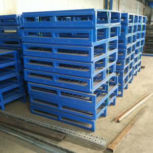 Logistic Storage Steel Pallet Industrial Metal Stackable Wire Mesh Box Pallet