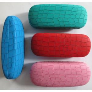 Cheap Fashionable glasses cases with delicate solid leather for sale