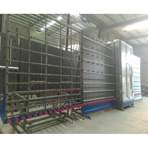 2500Mm vertical glass washing machine , automatic glass cleaning machine with