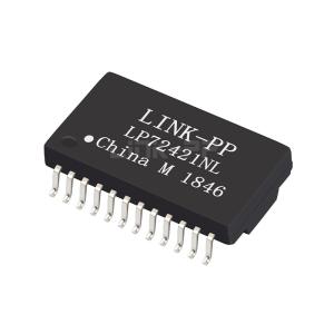Cheap LP72421NL 5G Base -T Single Port 24 Pin SMD Magnetic Transformer Modules for sale