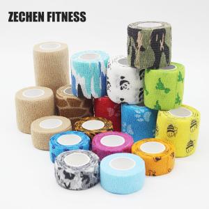 Self Elastic Adhesive Bandage Adhering Tape Wrap Red Blue