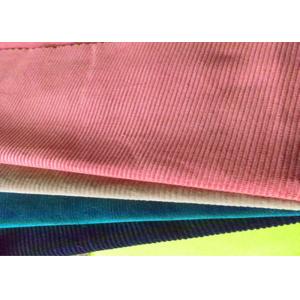 China 12*16 11 Wale Cotton Spandex Corduroy Fabric Plain Dyed on sale