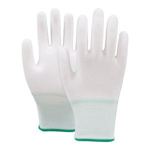 Cheap 13 Gauge PU Coated Polyester Handling Gloves Breathable for sale