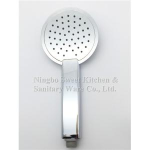 Hot sell Double face single function Chrome plating round shower head hand
