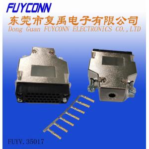 Female V.35 Crimping Type Router Connector With L Shape Plastic Case