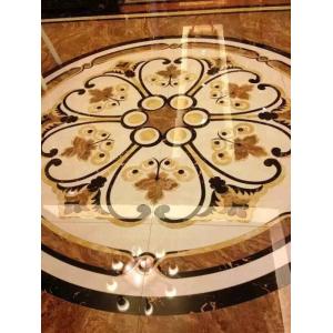 Marble Stone Polished of the Waterjet Patterns Flooring Tiles