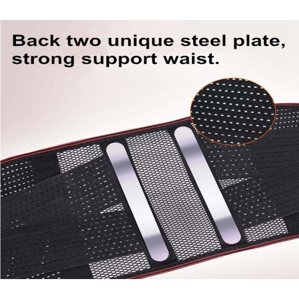 Breathable Mesh Waist Support Belt Reinforing Belt Steel Plate Comfortable To Wear
