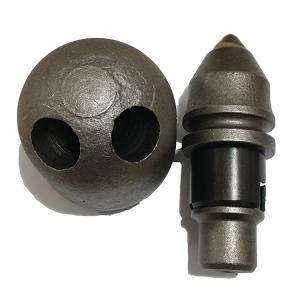 Round Shank Chisel B47K17.5 Rock Bullet Teeth , Carbide Bullet Teeth