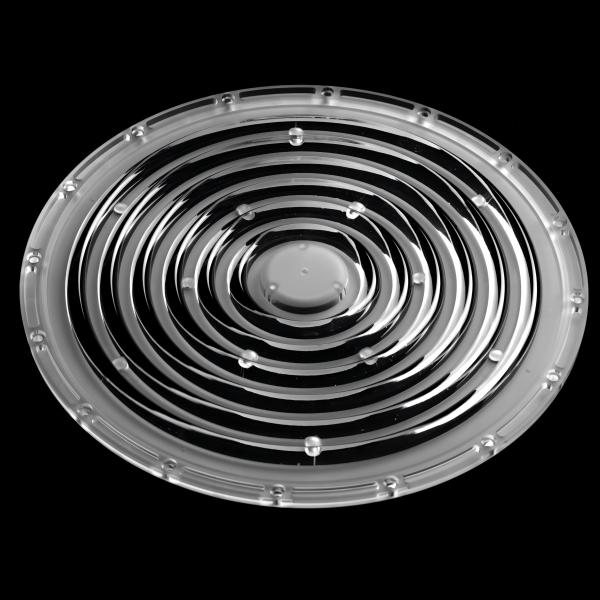 Quality UFO High Bay Lighting Lens 265×11.5mm Size Easy Installation High Power Lighting Lens wholesale