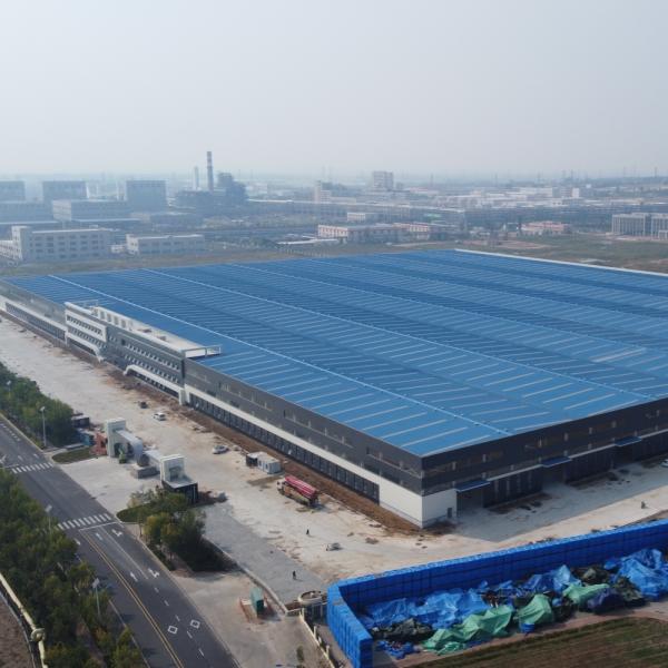 Quality Q355B Prefabricated Steel Structure Warehouse with Aluminized Zinc Cladding wholesale