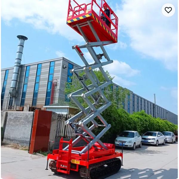 Quality 8m 10m 12m Self Propelled Electric Crawler Scissor Lift Platform wholesale