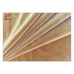 Customized Shiny Crushed Spandex Velvet Fabric For Garment Dress