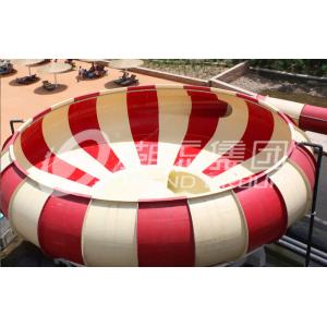 Space Bowl Water Slide Games , Fiberglass Pool Slides 30mx72m Floor Space