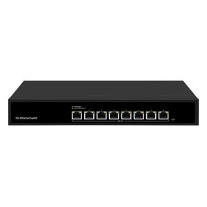 Cheap 8 Port 10G Ethernet Switch Unmanaged Auto-Sensing Speed Single AC Input Fanless for sale