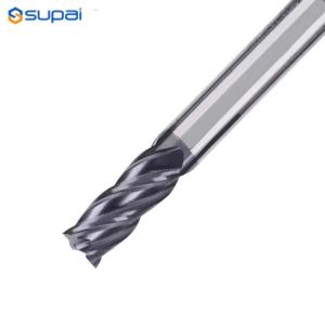New Design 4 Flute Flat Square Milling Cutter Carbide End Mill Fresa for