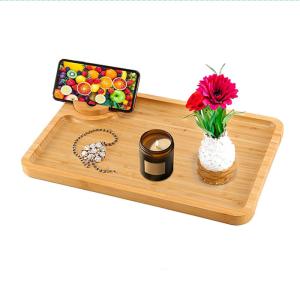 Cheap Countertop Serving Bamboo Platter Tray Plate Dish Rectangle for sale