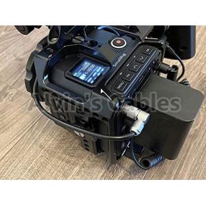 Rotatable Right Angle Camera Power Cable 2 Pin For Atomos Shinobi Ninja V
