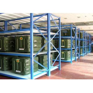Cheap Durable Medium Duty Racking System Cold - Roll Steel Shelves 500kg Per Shelf for sale