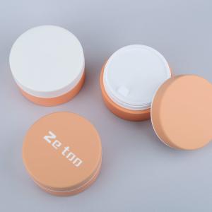 Two Color Empty Plastic Cosmetic Jars 50ml Eye Cream Jar With Customized LOGO