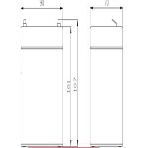 FT-32LFP-12.8V6AH Lifepo4 Rechargeable Battery , New Lithium Ion Battery For