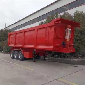 Cheap 3 Axles Hydraulic Cylinder U-Shape Rear Tipper Semi Trailer With Jost E100 Landing Gear for sale