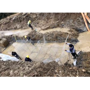 Galvanized Iron Wire 10x12cm 2x1x1m Gabion Basket Mesh For River Bank