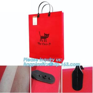 Shopping printing fabric insulated foldable bag, custom pp non woven bag tote