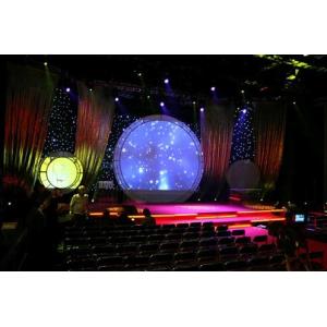 Fireproof Velvet LED Star Cloth Curtain Events Background Stage Decor