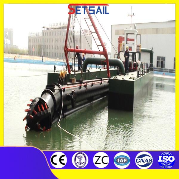 2000m3 Water Flow Hydraulic 12 Inch Cutter Suction Dredger with Booster Station