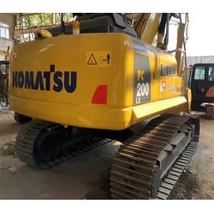 Preowned Crawler Excavator PC200 Komatsu Used With 6 Cylinders
